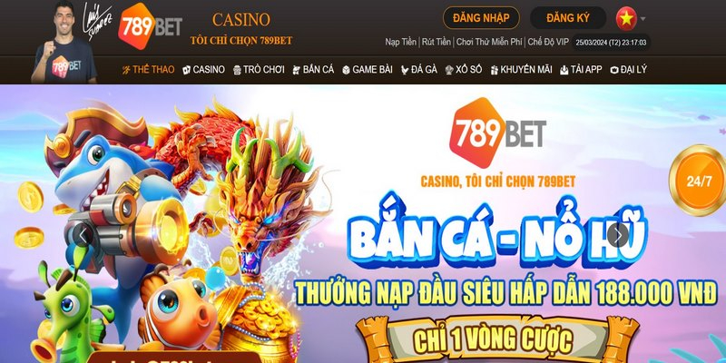 Giao diện nhà cái 789bet được đầu tư chỉn chu, đẹp mắt