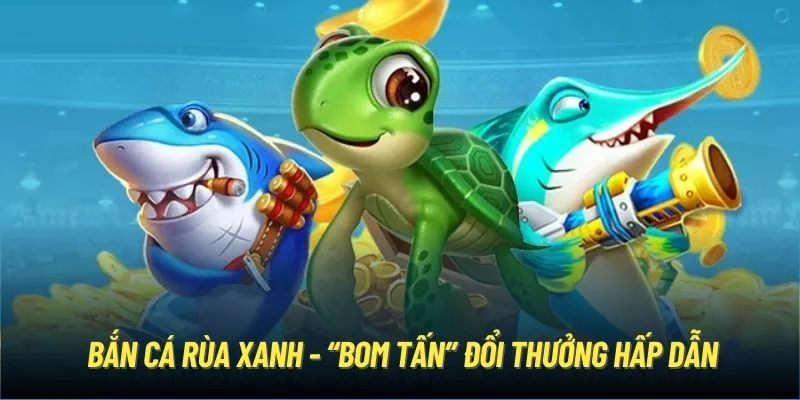 Các phòng game tại săn cá rùa xanh đang cung cấp