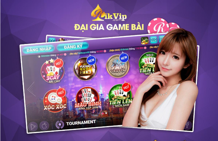 Nhà cái Rikvip chơi game mượt mà không giật lag